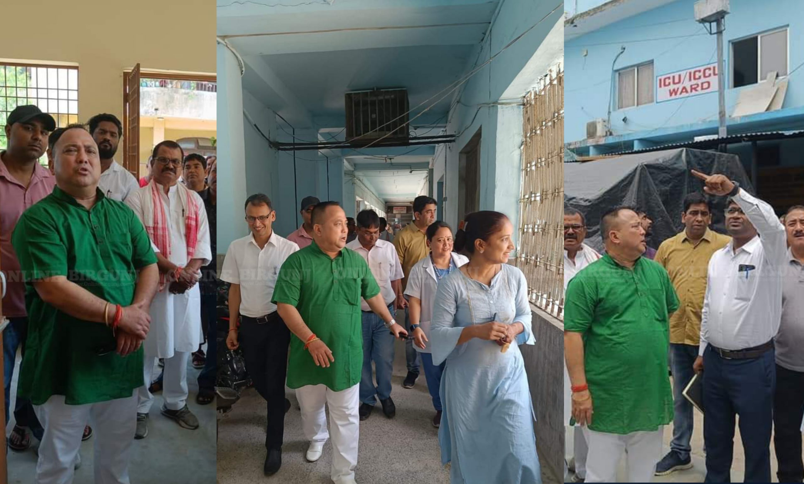 मेयर सिंहले गरे नारायणी अस्पतालको निरीक्षण, बन्द आई.सी.यू.संचालन गर्न सहयोग गर्ने 