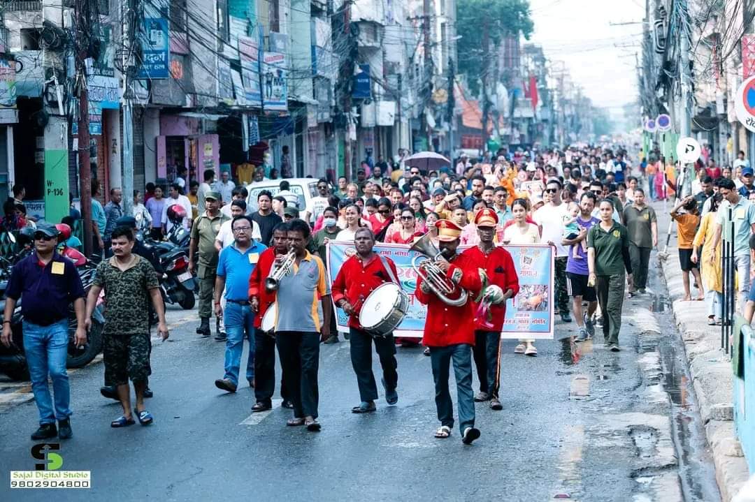 नेवार समूदायले मनाए वीरगञ्जमा गाईजात्रा ( फोटो सहित )