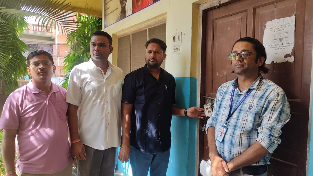 सत्यम पब्लिक कलेजमा वीरगञ्ज महानगरको ताला