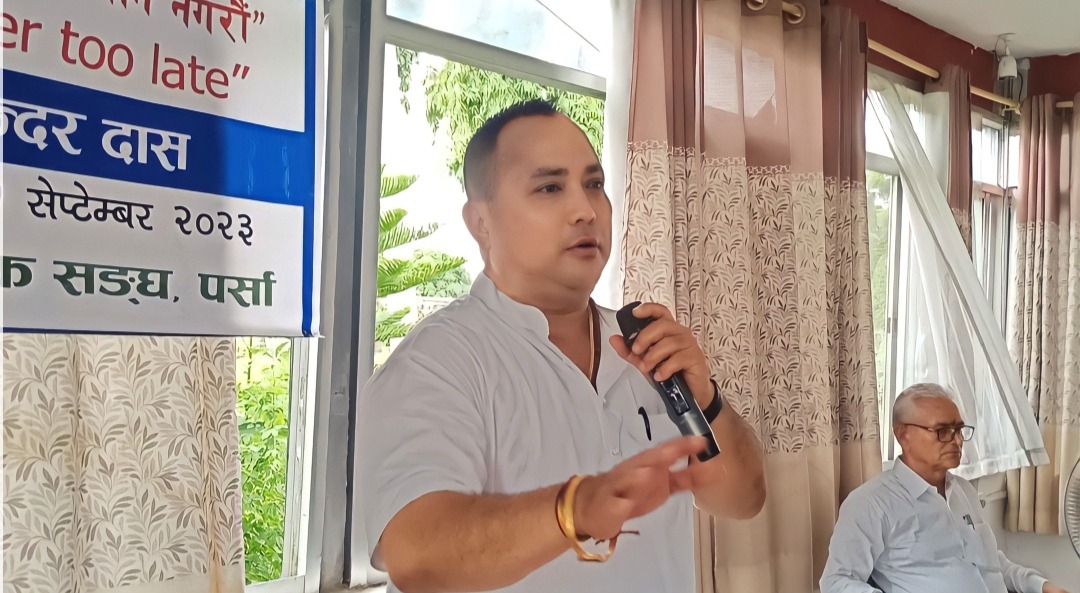 ज्येष्ठ नागरिक पार्कलाई सुन्दर बनाउने काम छिट्टै सुरु हुन्छ : मेयर सिंह 