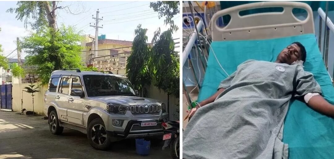 पर्साको कालिकामाई गाँउपालिकाकाे अध्यक्ष चढ्ने गाडीको ठक्करबाट दुई जना घाइते