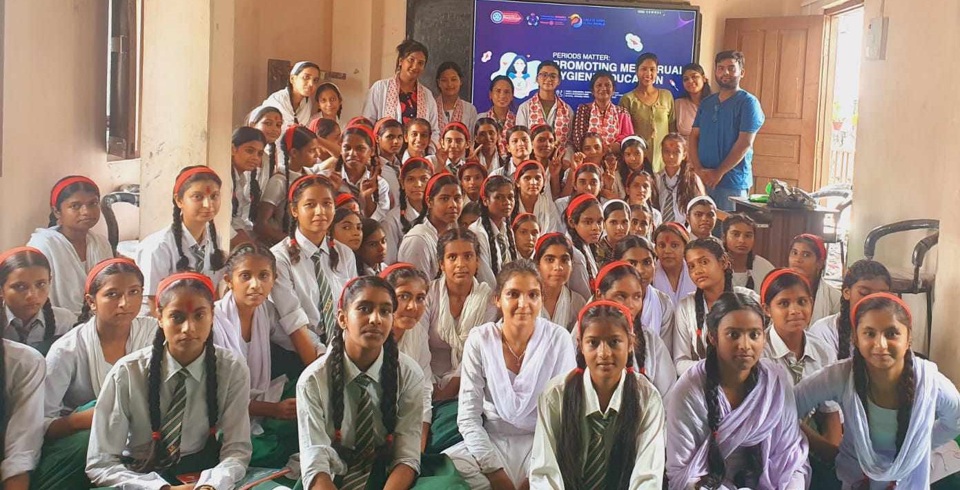 वीरगञ्जको कन्या स्कुलमा महिनावारी सम्बन्धी अभिमुखीकरण सम्पन्न ।