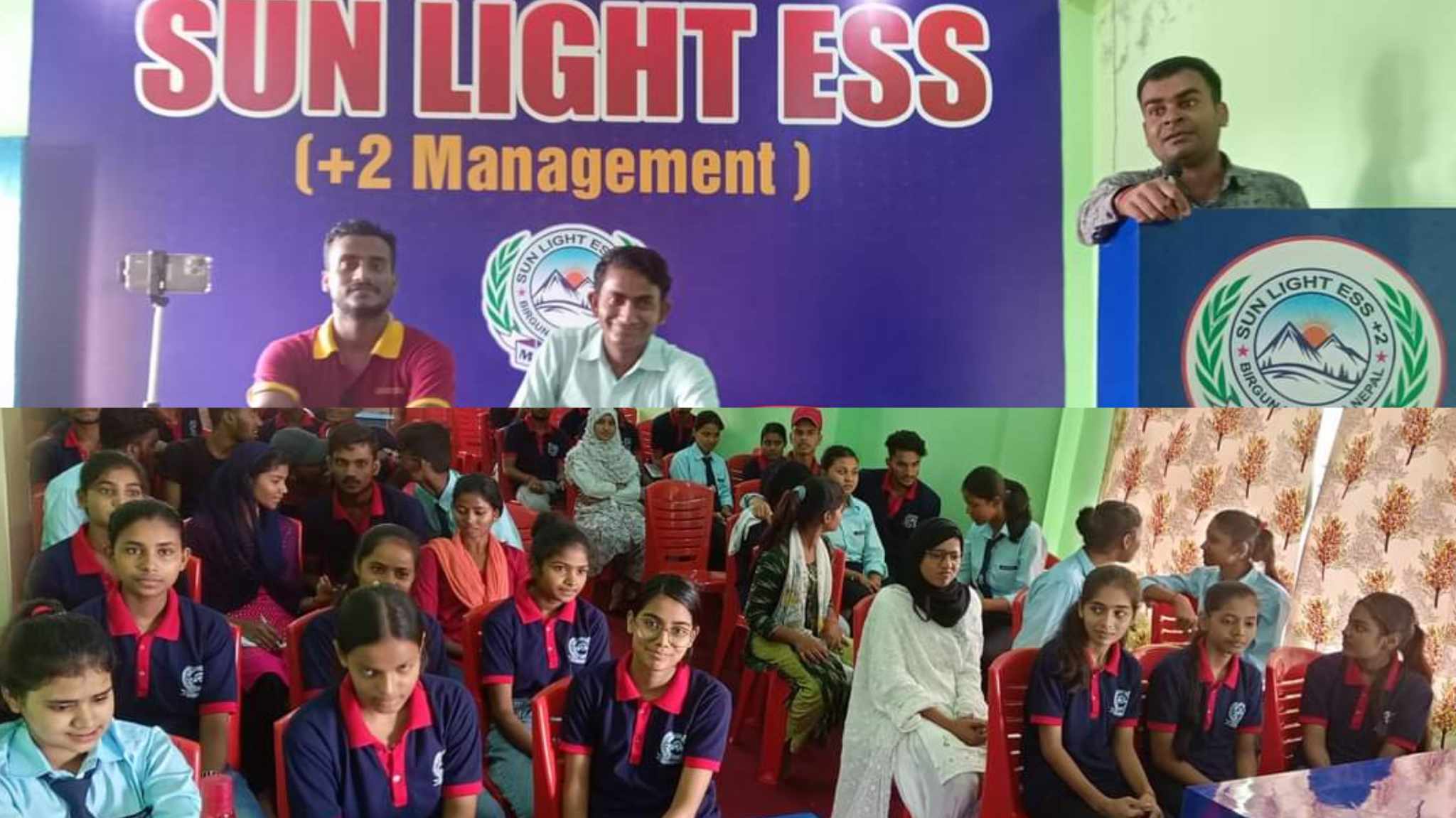 बाल दिवसको अवसरमा सनलाइट +२ कलेजमा हाजिरीजवाफ प्रतियोगिता सम्पन्न ।