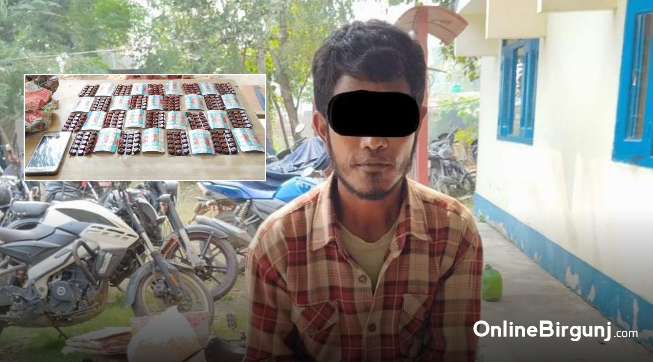 पर्सा प्रहरीद्वारा लागूऔषध सहित एक जना पक्राउ