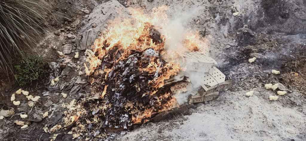 पर्सा :  प्रतिबन्धित भारतीय चल्ला बरामद