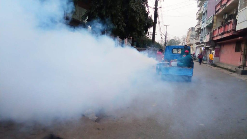 लामखुट्टे नियन्त्रणका लागि फागुन २४ गतेदेखि सबै वडामा स्प्रे गर्ने वीरगञ्ज महानगरको तयारी