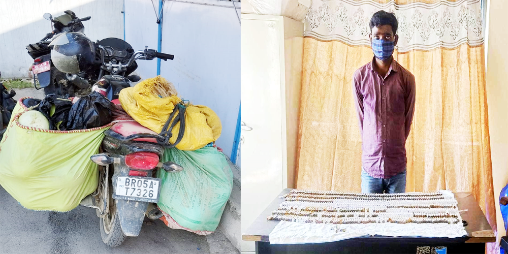 विरगंजबाट लागू औंषधसहित एक जना भारतीय  पक्राउ