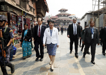 वसन्तपुरमा जापानी विदेशमन्त्री खामिखावा