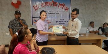 वीरगंज महानगरपालिकाको सहयोगमा  तीन दिने विट पत्रकारिता तालिम सम्पन्न