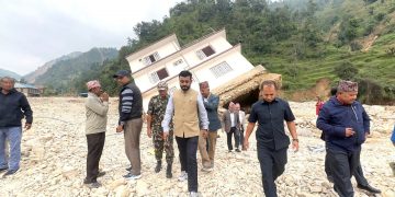 पनौतीमा बाढी प्रभावित संरचनाको काम फास्ट ट्र्याकमा अघि बढाउन मन्त्री यादवद्वारा निर्देशन