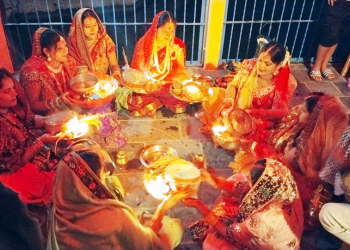 पर्सा सहित तराईका जिल्लाहरुमा करबाचौथ पर्व मनाइयो