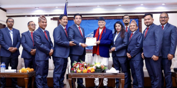 राष्ट्रिय फोटो पत्रकार समूहको प्रधानमन्त्री ओलीसँग  भेट