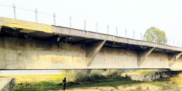 आठ वर्ष देखि पुल निर्माण अधुरै ,९५ प्रतिशत भुक्तानी लिएर ठेकेदार वेपत्ता