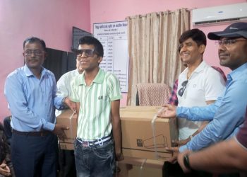 गणतन्त्र दिवसमा दृष्टिविहीन बालबालिकालाई एसी हस्तान्तरण