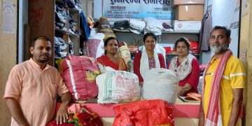 लायन्स क्लब अफ संस्कृती गोल्डद्वारा वीरगन्ज कपडा बैंकलाई सहयोग, १० झोला कपडा हस्तान्तरण