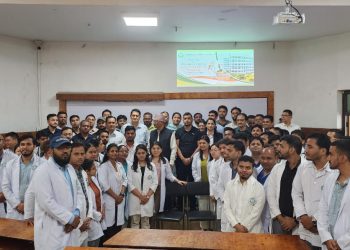 नेशनल मेडिकल कलेजमा नयाँ पिजी विद्यार्थीलाई स्वागत स् महिलाको सक्रियता र जिम्मेवारीमूलक चिकित्साशिक्षामा जोड