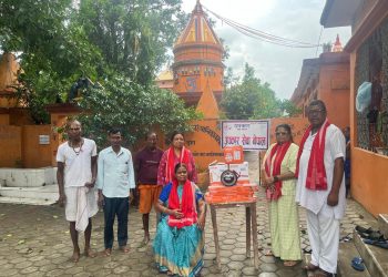 उपकार सेवा नेपालको सेवा भाव: जिराभवानी मन्दिरमा ५ वटा सिलिङ्ग पंखा हस्तान्तरण