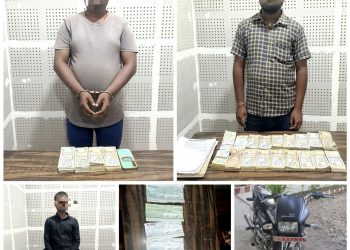 वीरगञ्जमा २८ लाखभन्दा बढी हुण्डी रकमसहित तीन जना पक्राउ