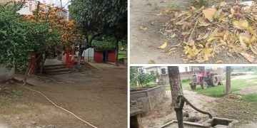 उपाध्यक्ष कानुईनकै टोलमा रहेको मन्दिरको दयनिय अवस्था: फोहोर र पानीको समस्या उस्तै, स्थानियमा आक्रोश