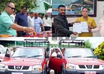 संघीय सरकारद्वारा वीरगन्ज महानगरपालिकालाई दुई थान पिकअप गाडी प्रदान