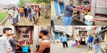 खानेपानी संकटमा मानवता – समाजसेवी अजय कुमार गुप्ताद्वारा वडामा निःशुल्क पानी वितरण सुरू