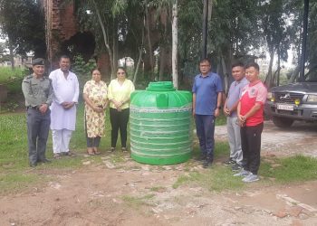 उपकार सेवा नेपालद्वारा महादेवपट्टी सशस्त्र प्रहरी बोर्ड आउट पोस्टलाई १००० लिटर क्षमताको पानी ट्यांकी हस्तान्तरण