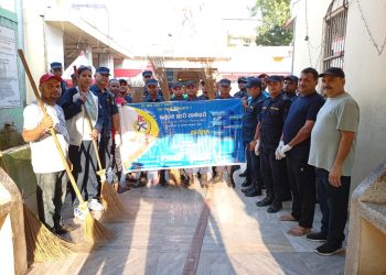 वीरगंजमा मठ–मन्दिर सरसफाइ अभियान सम्पन्न