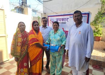 वीरगंजमा सातो माई मन्दिरमा वाटर पम्प जडान