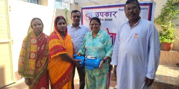वीरगंजमा सातो माई मन्दिरमा वाटर पम्प जडान