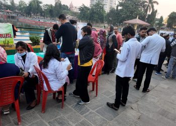 नेशनल मेडिकल कलेजद्वारा विश्व मधुमेह दिवस–२०२५का अवसरमा निःशुल्क मधुमेह परीक्षण तथा स्वास्थ्य परामर्श कार्यक्रम सम्पन्न