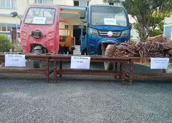 सर्लाहीमा कृषि ट्रान्सफर्मरबाट तामाको तार चोरी गर्ने ठूलो गिरोह पक्राउ