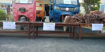 सर्लाहीमा कृषि ट्रान्सफर्मरबाट तामाको तार चोरी गर्ने ठूलो गिरोह पक्राउ