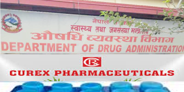 क्युरेक्स फर्मास्युटिकल्सको Rexamol ट्याब्लेट गुणस्तर न्यून, तत्काल फिर्ता गर्न औषधि व्यवस्था विभागको निर्देशन
