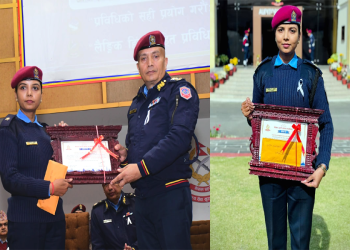 आर्थिक वर्ष ०८१/०८२ महिला, बालबालिका तथा जेष्ठ नागरिक सुरक्षा सेवामा प्रसनि यादवलाई प्रथम सर्वोत्कृष्ट प्रहरी घोषित