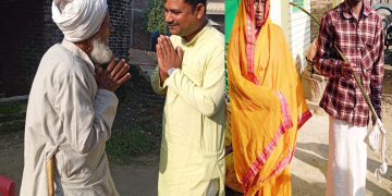 युवा नेता सञ्जु साहले मृतक परिवारलाई श्रद्धांजलि अर्पित गरे