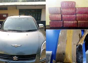 लागुऔषध सहित तीन जना पक्राउ