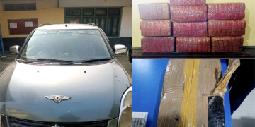 लागुऔषध सहित तीन जना पक्राउ