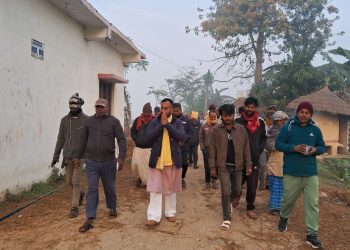 पर्सा–३ मा एमाले उम्मेदवार रूपेश कुमार पाण्डेको पक्षमा बढ्दो जनलहर