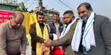 वीरगन्ज–१२ मा एमालेको पार्टी प्रवेश कार्यक्रम सम्पन्न