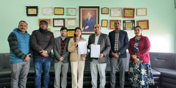 नेशनल मेडिकल कलेज र डि.ए.भी. आर.बी.केडिया स्कूलबीच स्वास्थ्य सेवा सहकार्य सम्झौता