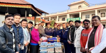 आइजीपी कार्कीद्वारा मानव सेवा आश्रम वीरगञ्जको अवलोकन, खाद्यान्न तथा नगद सहयोग