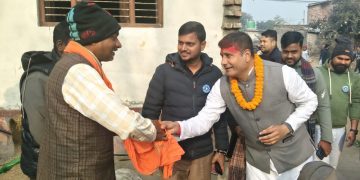 सहिद परिवारसँग रास्वपा उम्मेदवार हरि पन्तको भेटघाट, जगरनाथपुरमा घरदैलोमा जनसहभागिता