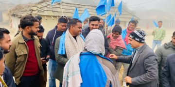 कृषि, शिक्षा र स्वास्थ्यमा जोड दिँदै पर्सागढी–४ मा रास्वपाको घरदैलो