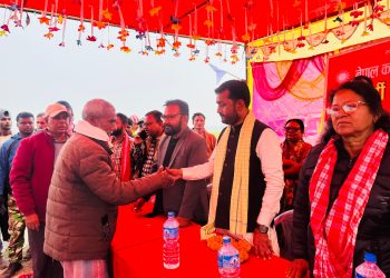 पूर्वमन्त्री प्रदीप यादवको उपस्थितिमा वीरगन्ज–३१ मा ठूलो पार्टी प्रवेश