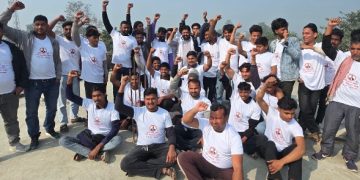 पर्सा–३ मा एमाले उम्मेदवार पाण्डेयको समर्थनमा महुवन र बलुवाका युवा एकजुट