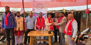 पकहाँमैनपुर–३ मा एमालेको क्षेत्रीय सम्पर्क कार्यालय उद्घाटन, उम्मेदवार पाण्डेयले भने– जनविश्वास बढ्दैछ