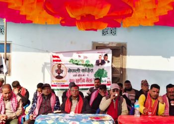 पर्सागढी–८ हरपुरमा अजयकुमार चौरसियाको घरदैलो निरन्तर, कांग्रेस नेतृत्वमै विकास सम्भव : चौरसिया