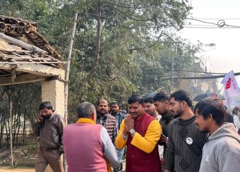 बारा–४ मा जसपा नेपालको घरदैलो अभियान सुरु, उम्मेदवार सन्जु साह मैदानमा