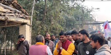 बारा–४ मा जसपा नेपालको घरदैलो अभियान सुरु, उम्मेदवार सन्जु साह मैदानमा