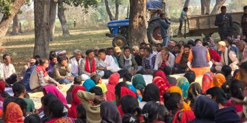 सिधपुर–अकवानियामा एमाले उम्मेदवार रुपेश कुमार पाण्डेयको घरदैलो तीव्र, स्थानीयको उल्लेख्य सहभागिता